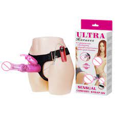 PROTESIS PARA ELLAS - VIBRADOR CON ESTIMULADOR 